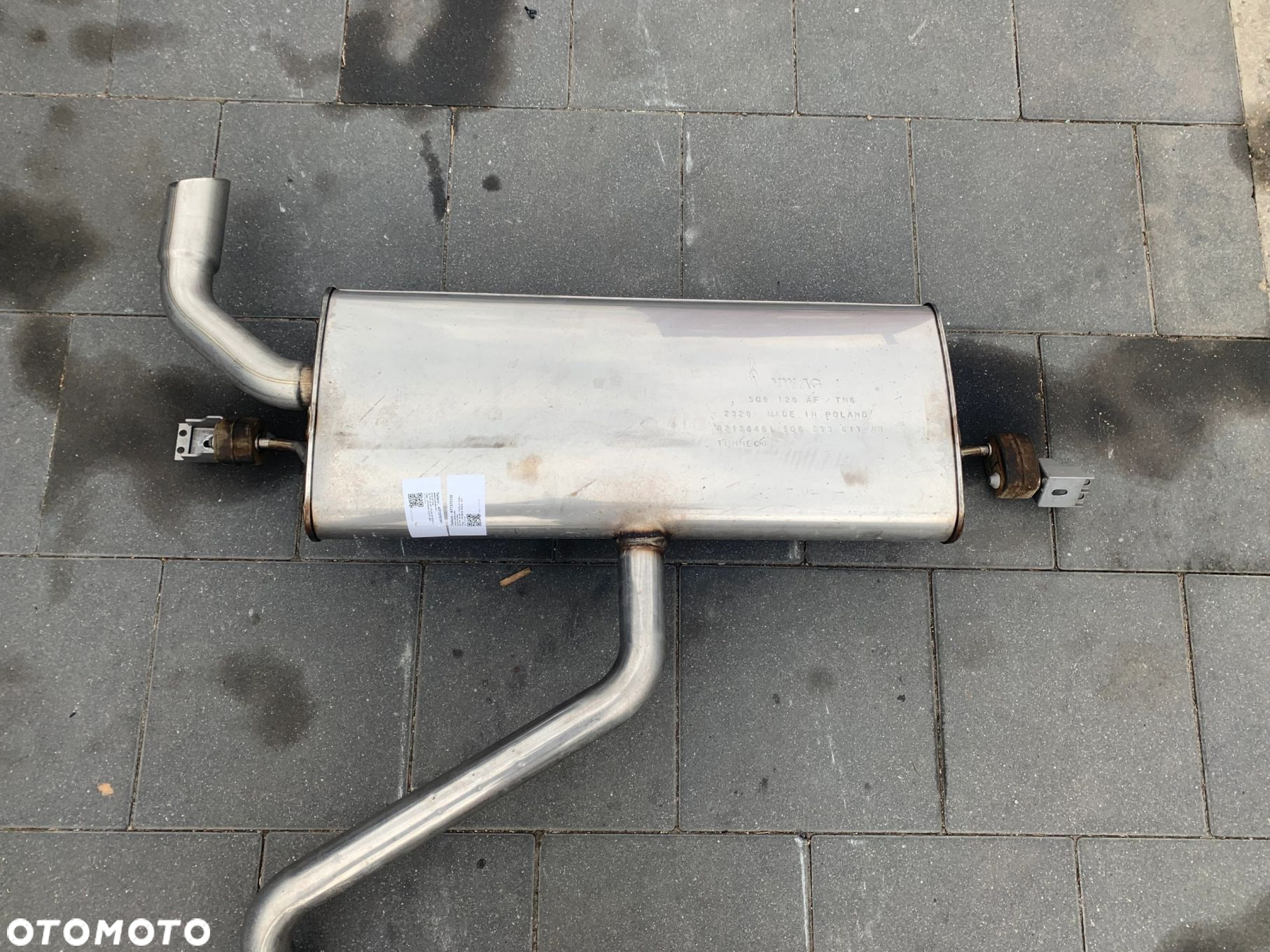 WYDECH TŁUMIK AUDI Q2 81A 1.0TFSI 5Q0253211BA JAK NOWY - 3