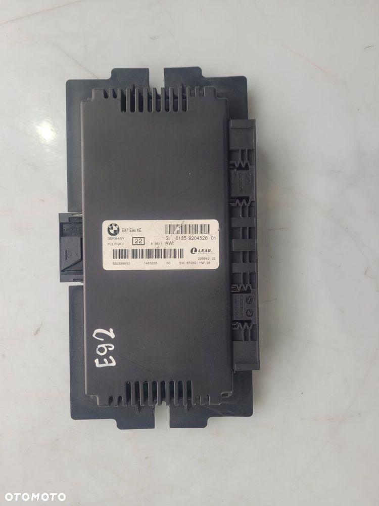 MODUŁ STEROWNIK ŚWIATEŁ BMW E92 9204526 - 1