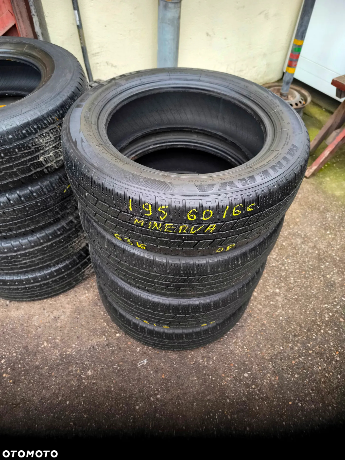 195/60R16C Opony Zimowe Zima MINERVA ICE-PLUS S110 6mm Legnica ALU-RAD 195/60 - 7