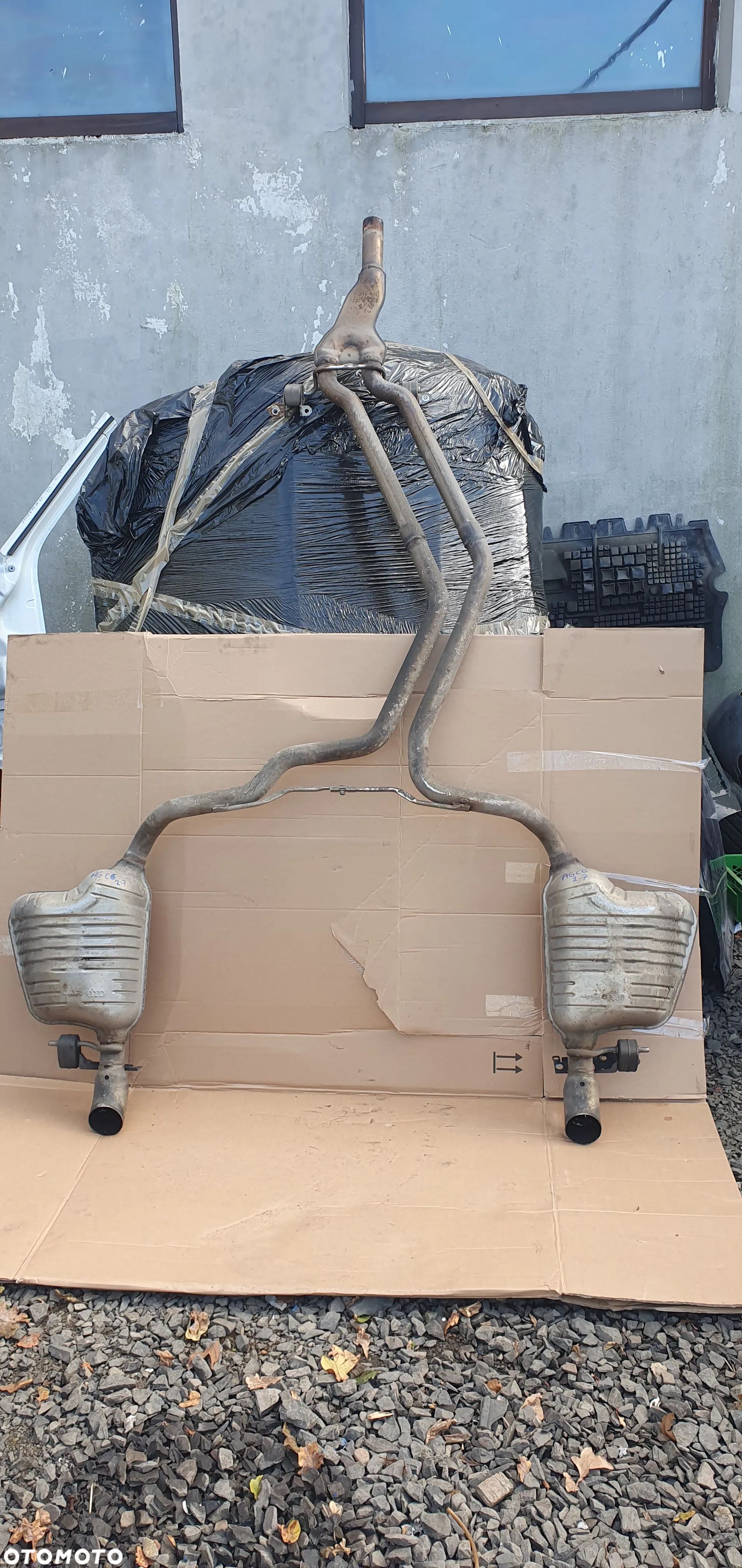 Tłumik końcowy wydech tłumiki Audi A6 C6 2.7 TDI 3.0 TDI 4F0253612AA 4F0253611AA - 1