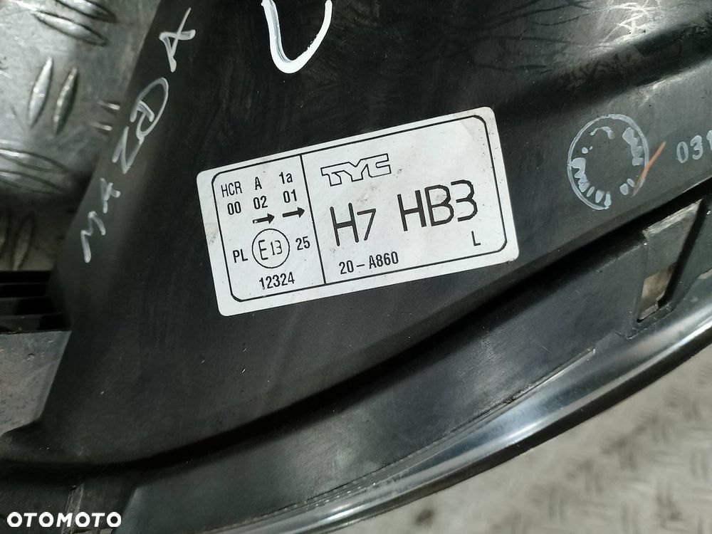 LAMPA PRZÓD LEWA MAZDA 3 20-A860L - 6