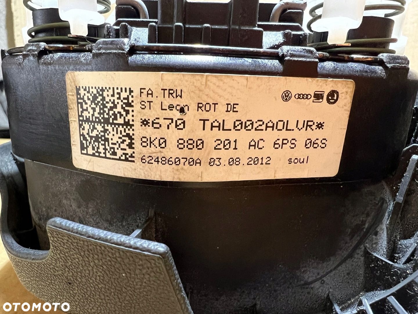 AUDI A4 B8 LIFT PODUSZKA POWIETRZNA AIRBAG KIEROWCY 4 RAMIENNA 8K0880201AC - 14