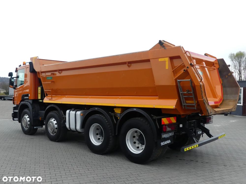 Scania P410 8x4 / WYWROTKA / ALUFELGI / MANUAL / EURO 6 / - 13
