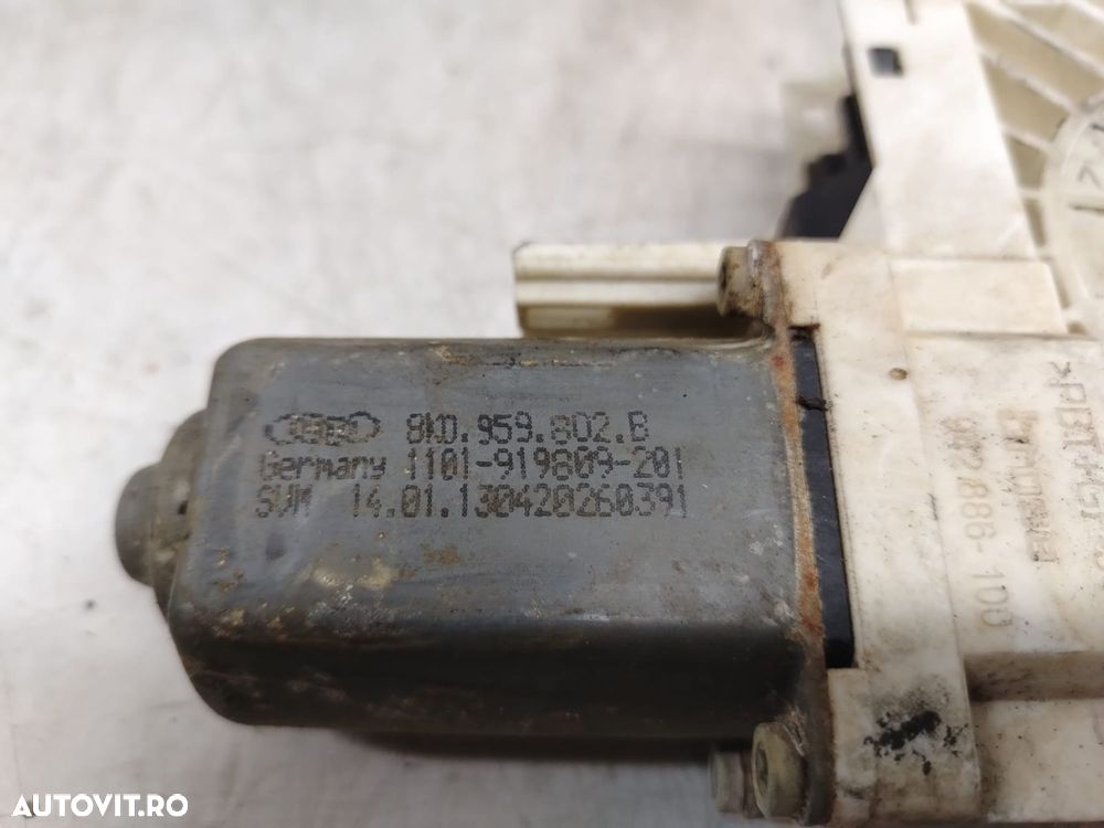Motoras macara geam dreapta fata 8k0959802b Audi A4 B8/8K [facelift] - 2