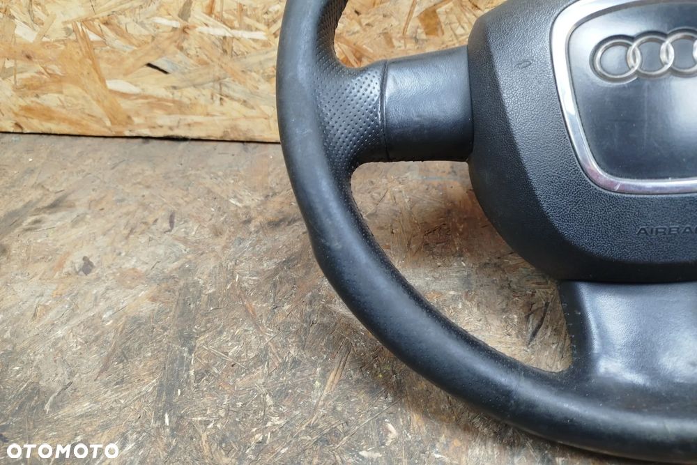 kierownica SKÓRA z poduszką CZARNA trójramienna do audi A4 B7 04-08r - 4