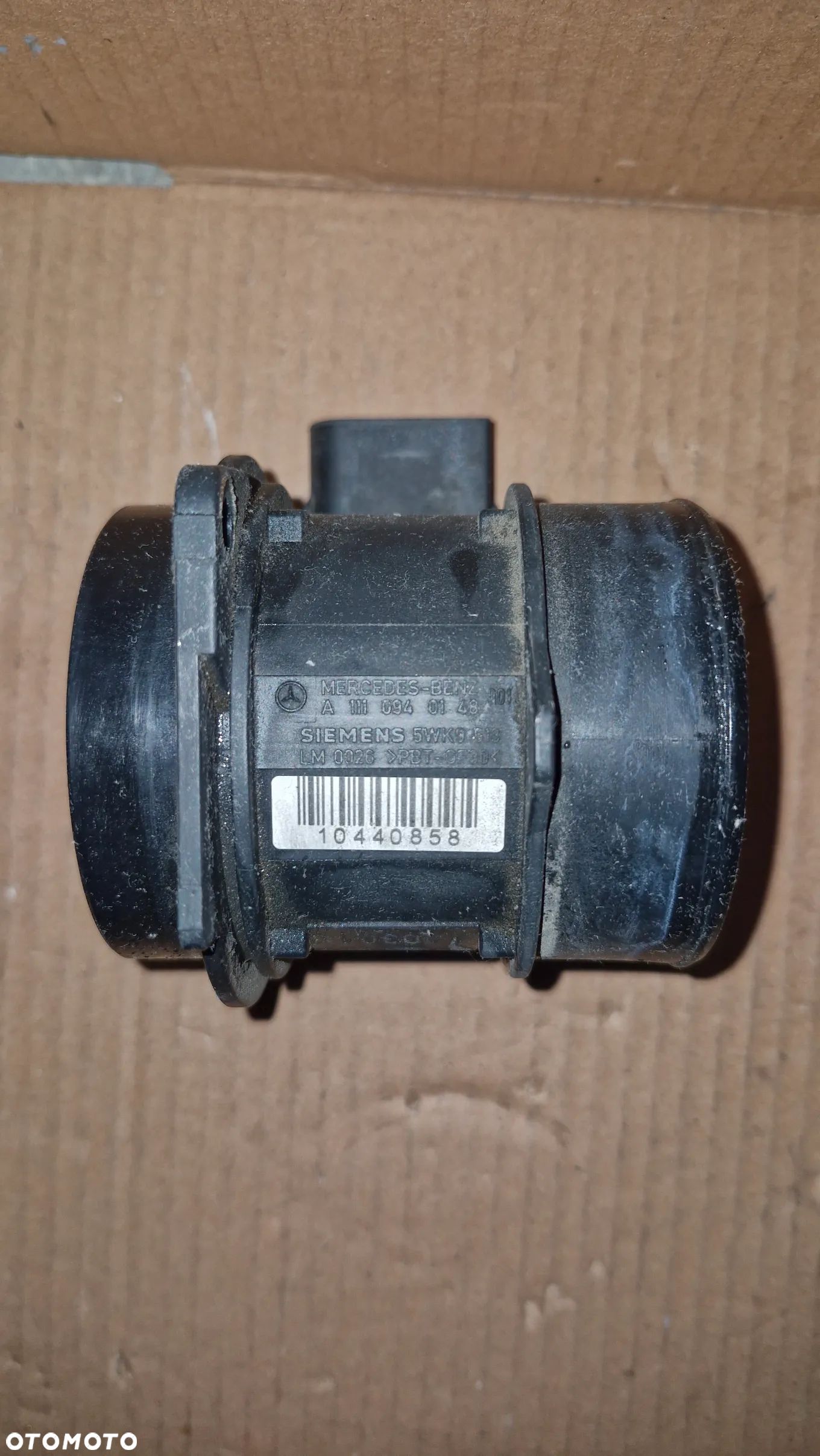 Przepływomierz powietrza SIEMENS 1110940148 Mercedes W203 R170 W210 2.0 kompressor - 1