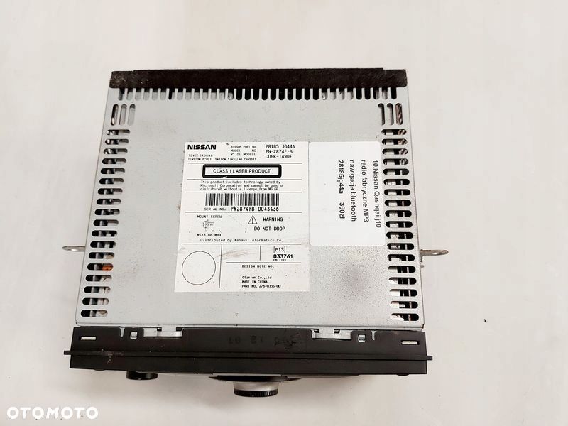 nissan qashqai j10 radio fabryczne mp3 nawigacja - 4