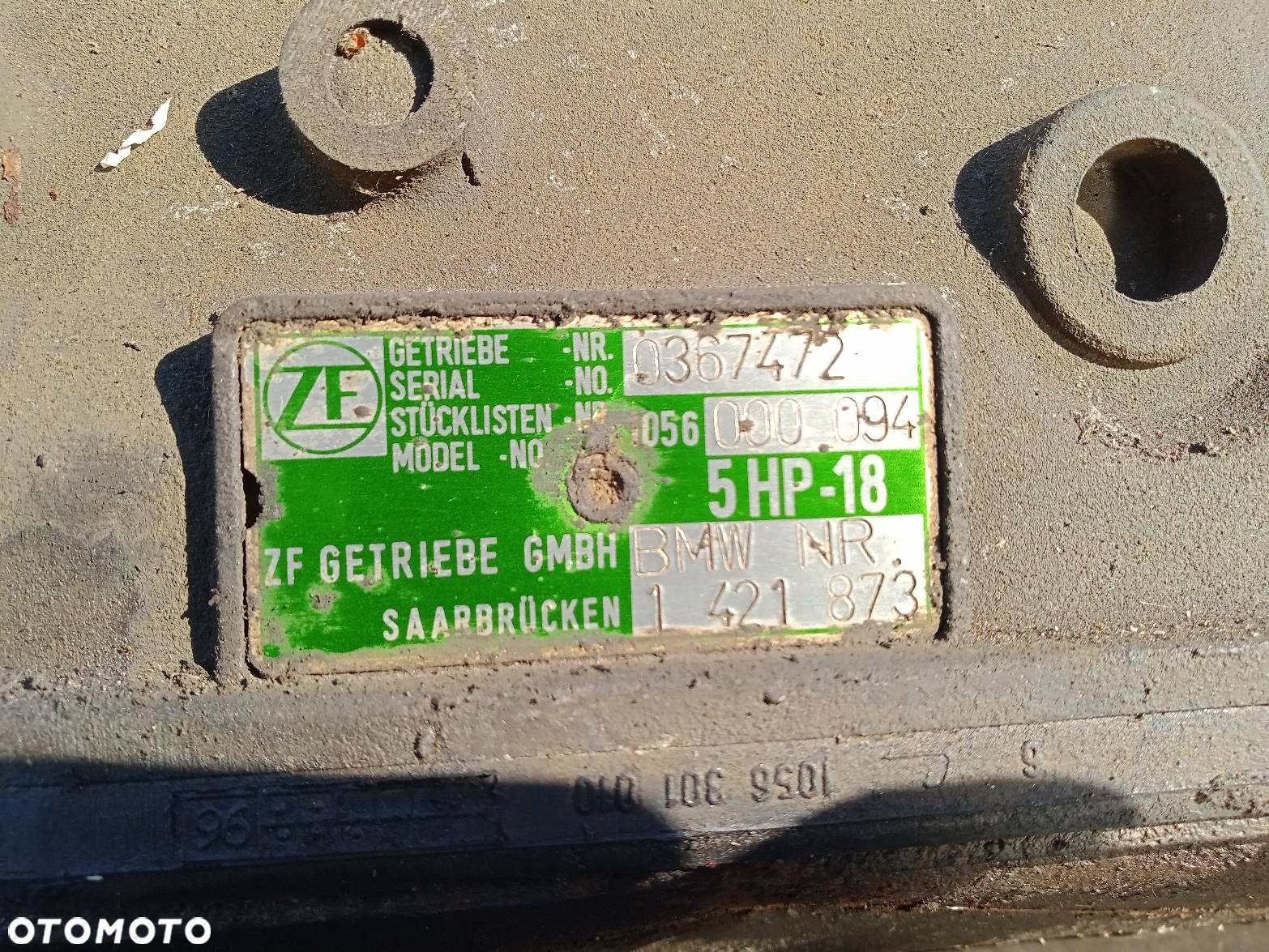 SKRZYNIA BIEGÓW AUTOMAT 5HP-18 1421873 BMW E36 COUPE 2.0 M52B20 - 7