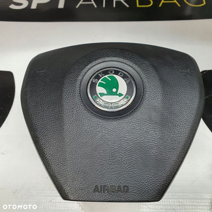 SKODA OCTAVIA 2 II VRS DESKA ROZDZIELCZA KONSOLA KOKPIT PULPIT PODUSZKI AIRBAG AIR BAG PASY KIT SET - 6