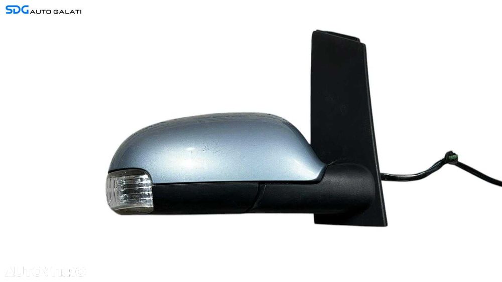 Oglinda Electrica Dreapta Volkswagen Touran 2003 - 2010 Culoare Albastru Deschis Cod 010744 [ L5711 ] - 1