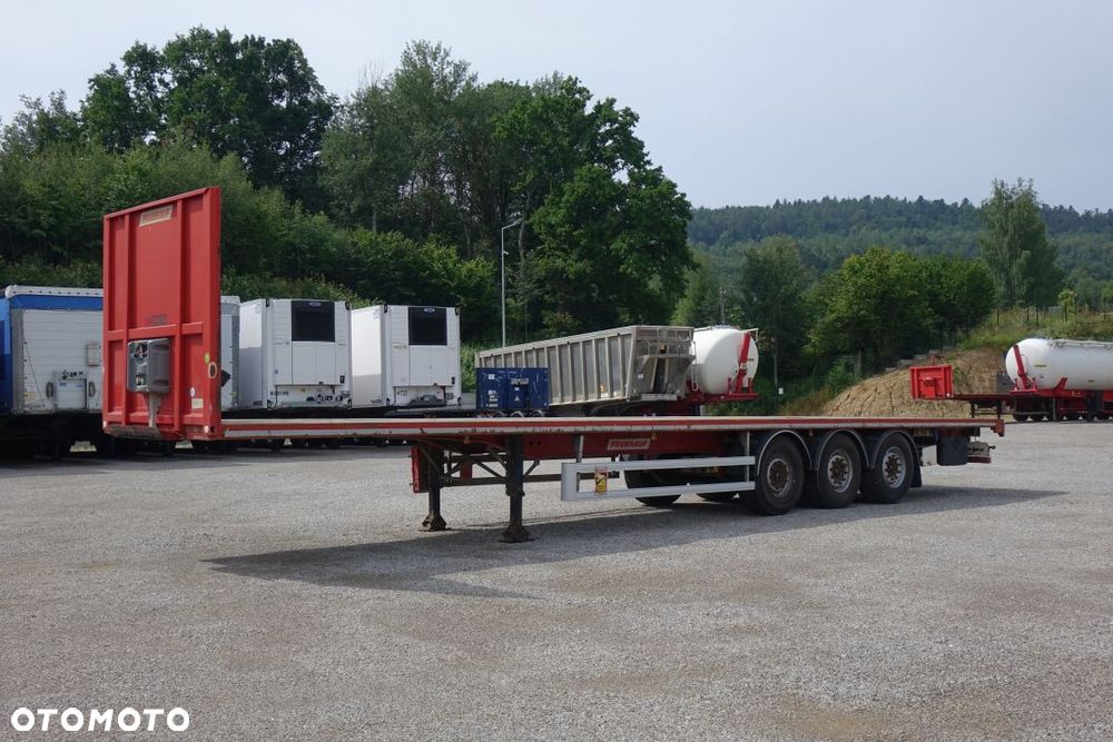Fruehauf PLATFORMA / STANDARD / OSIE SAF / PODŁOGA WZMACNIANA - SZYNA-DESKA - 1