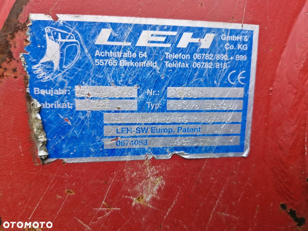 Złącze LEH VOLVO EC290 Komatsu PC 210 / 240 - 3