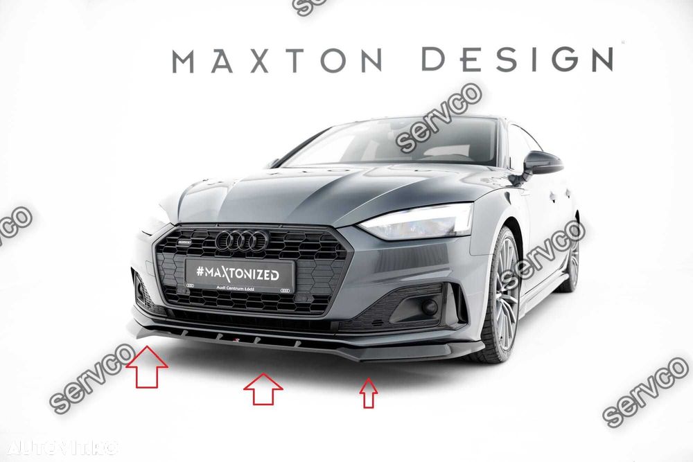 Prelungire bara fata Audi A5 F5 Facelift 2019-2024 v2 - Maxton Design - 2