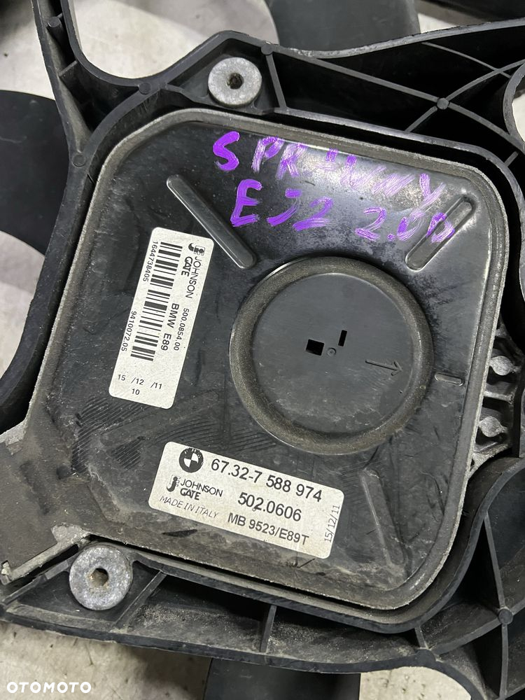 Wentylator chlodnicy bmw e90 e91 e92 e93 e81 e87 e82 e84 x1 N47 2.0D - 3