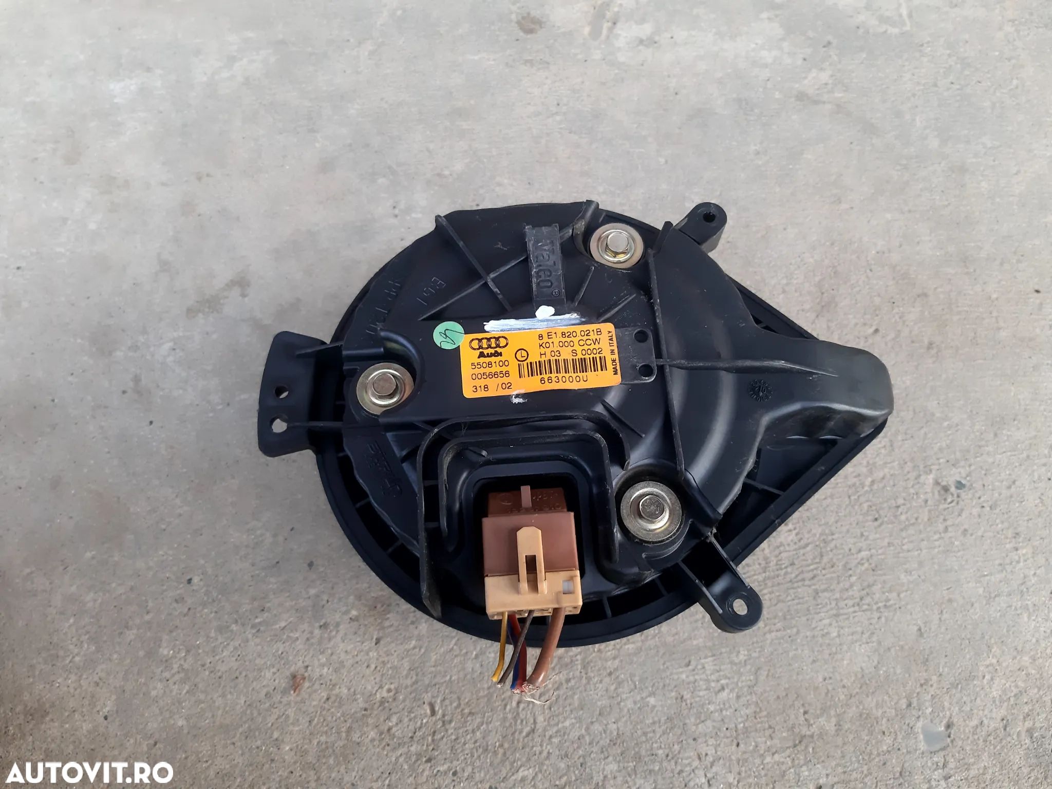 Ventilator habitaclu / Aeroterma  AUDI A4 B7 / A4 B6 cod 8E1820021B - 1