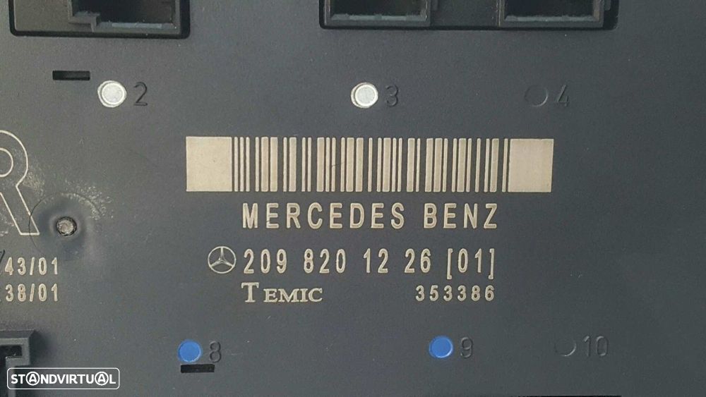 CENTRALINA/BOMBA FECHO CENTRAL MERCEDES CLASE CLK (W209) COUPE 270 CDI (209.316) - 5