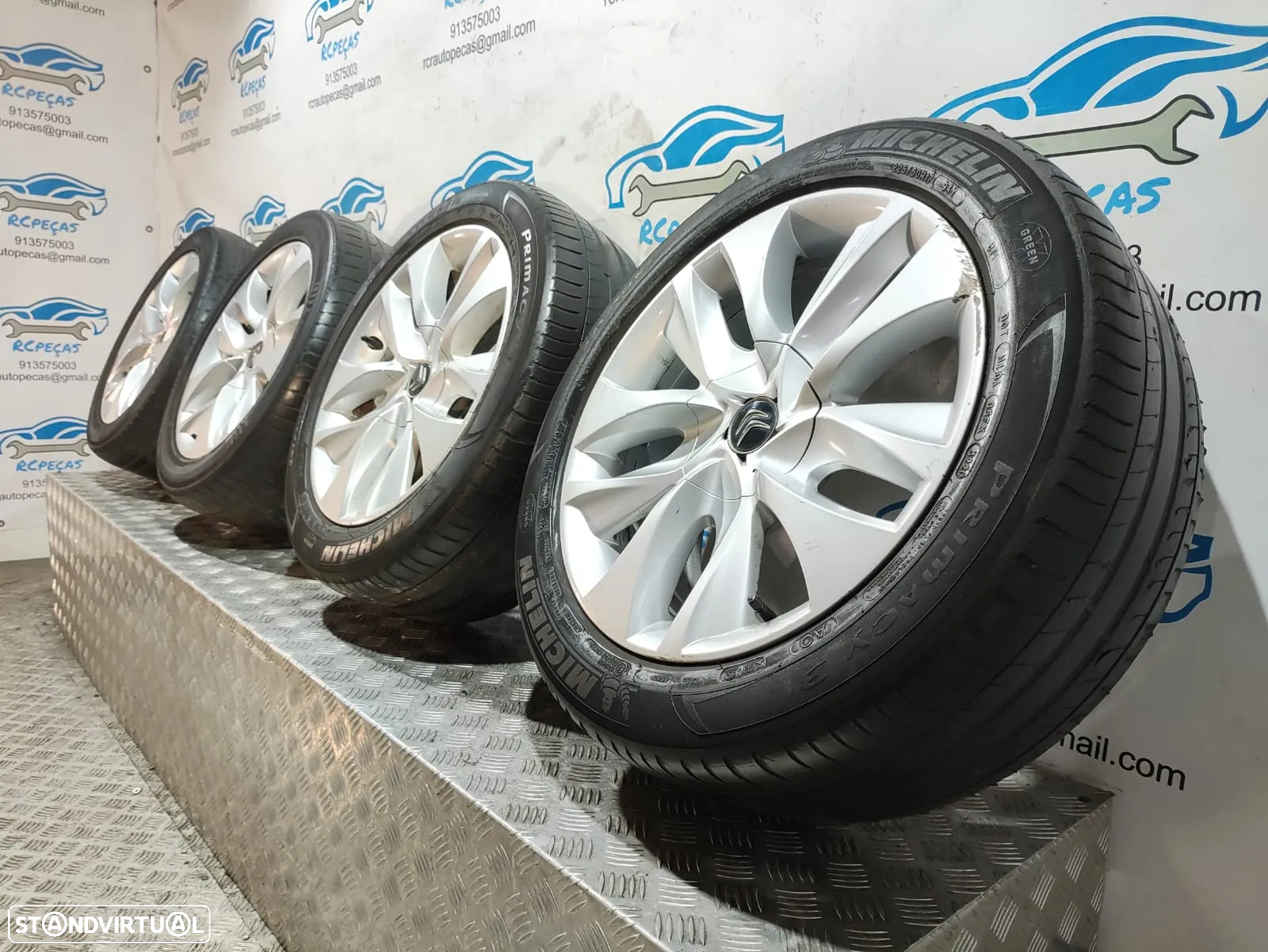 - Jantes 17 Polegadas Originais Citroen - 4x108 - 9670292277 - DS5 DS3 225 50 17 - 2