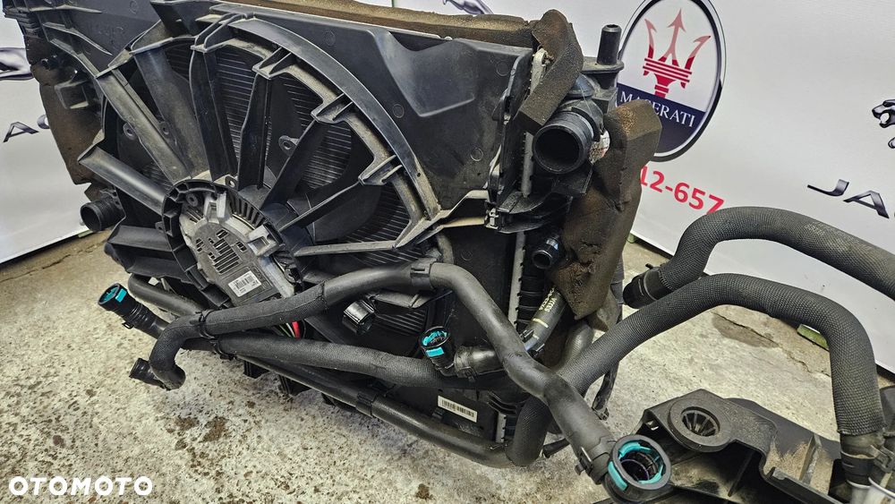 Jaguar XJ 351 LIFT 2015-2019  5.0 SC 508PS 510 KM Komplet chłodnic Chłodnica wody klimatyzacji Wentylator - 18