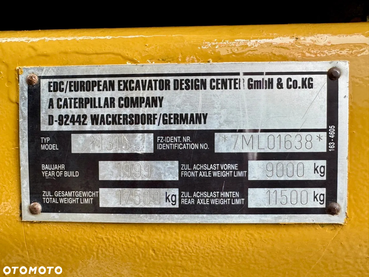 Caterpillar M315 - 6