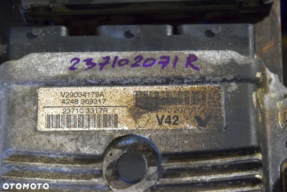 Zestaw startowy Dacia Sandero II 237103317R 237102071R Sterownik silnika Stacyjka Klucze - 2