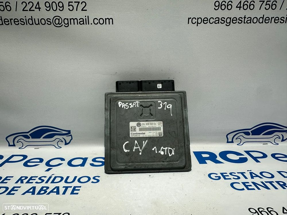 .Centralina Motor Continental VW Volkswagen Passat B6 1.6 TDi CAY 03L906023GL 5WP42662AA 2009 - 2014 - 3