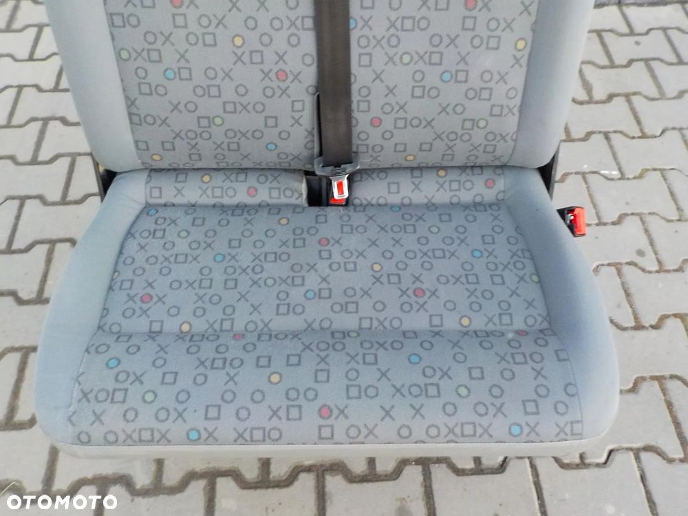 VW T5 FOTEL PODWÓJNY PASAŻERA PRZÓD DWÓJKA XOXO - 3