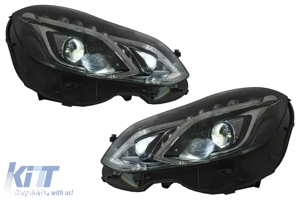 Pachet Mercedes E-Class W212 (2009-2012) Conversie la Facelift E63 Design - 7