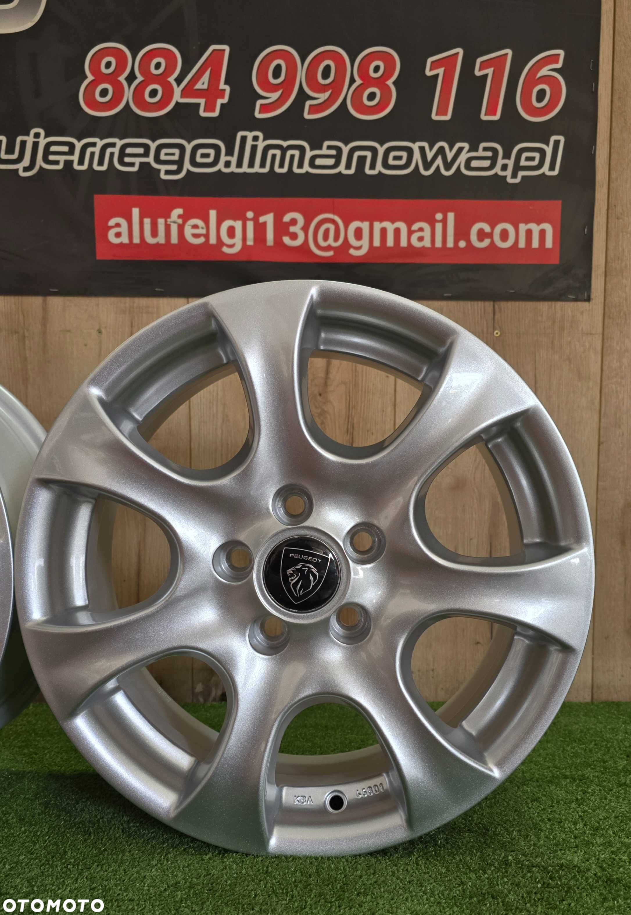 NOWE ALUFELGI PEUGEOT 16x5x108 - 308,5008,508,Expert,Partner,Rifter - 5