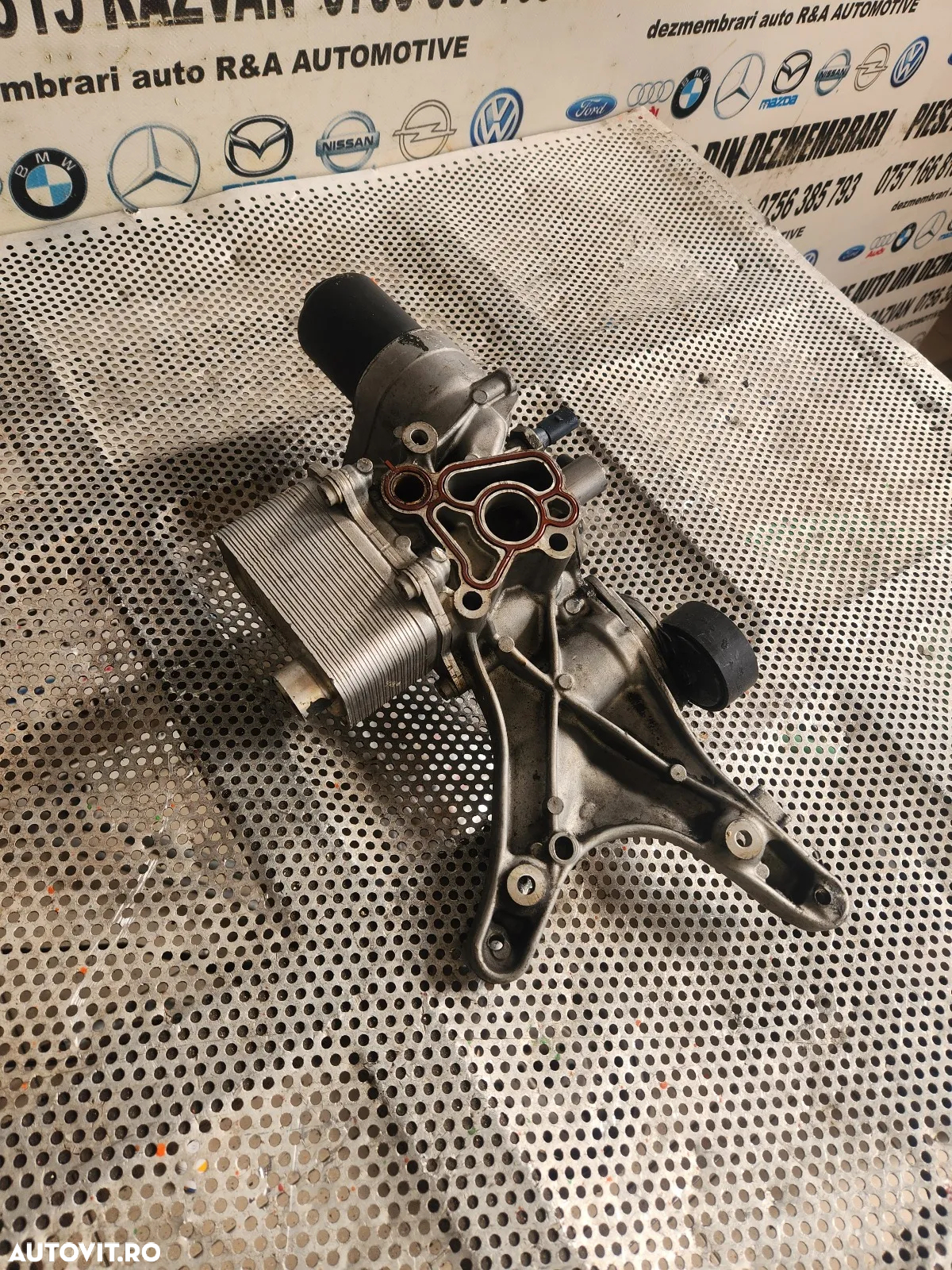 Racitor Ulei Termoflot Suport Racitor Filtru Ulei Vw Seat Skoda 1.8 TSI TFSI Cod 06L A3 8V A4 A5 Q3 - 4