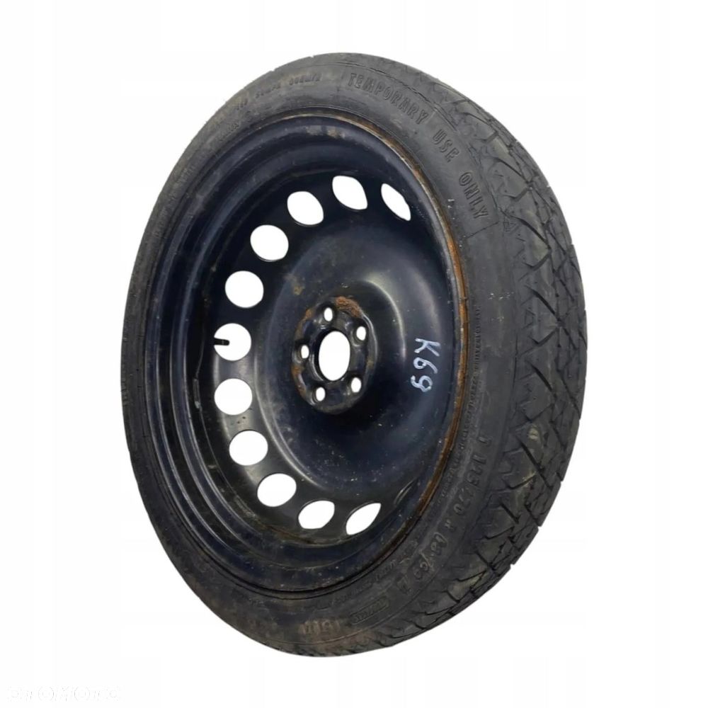 KOŁO DOJAZDOWE AUDI A3 8L TT 8N VW GOLF IV BORA 125/70R18 5X100 ET38 - 3