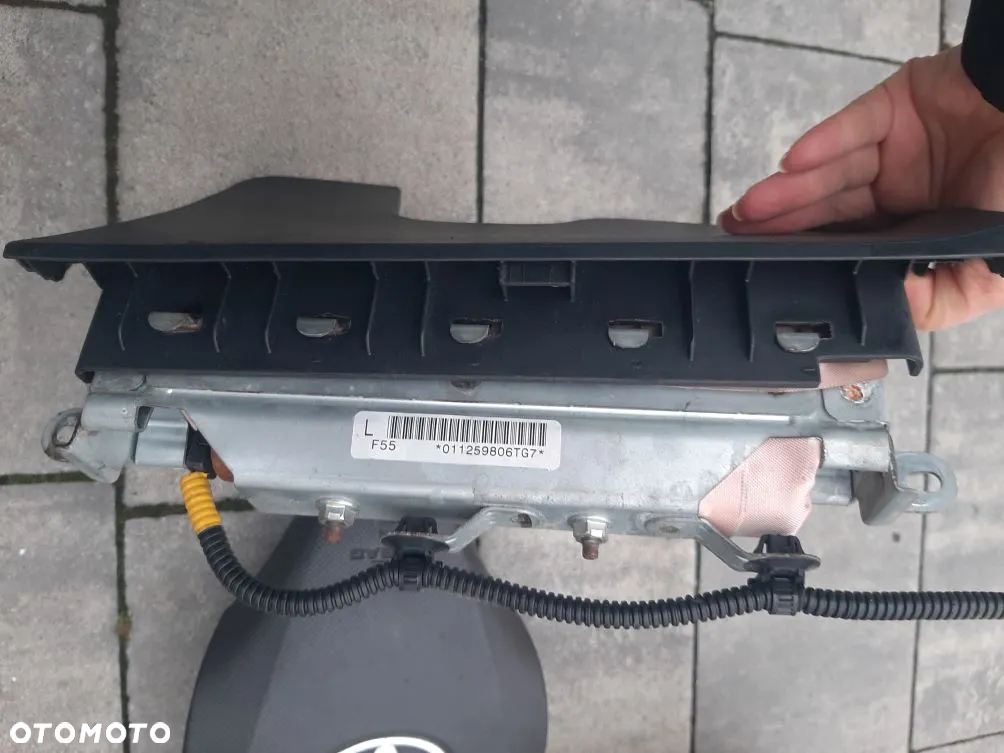 PODUSZKI AIRBAG DESKA KOKPIT TOYOTA YARIS II 2006-2011r - 5