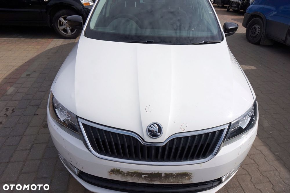 MASKA ZDERZAK BŁOTNIKI LAMPY RAPID NH3 LF9E  SKODA 2012-2019 BIAŁY PRZÓD KOMPLETNY - 2