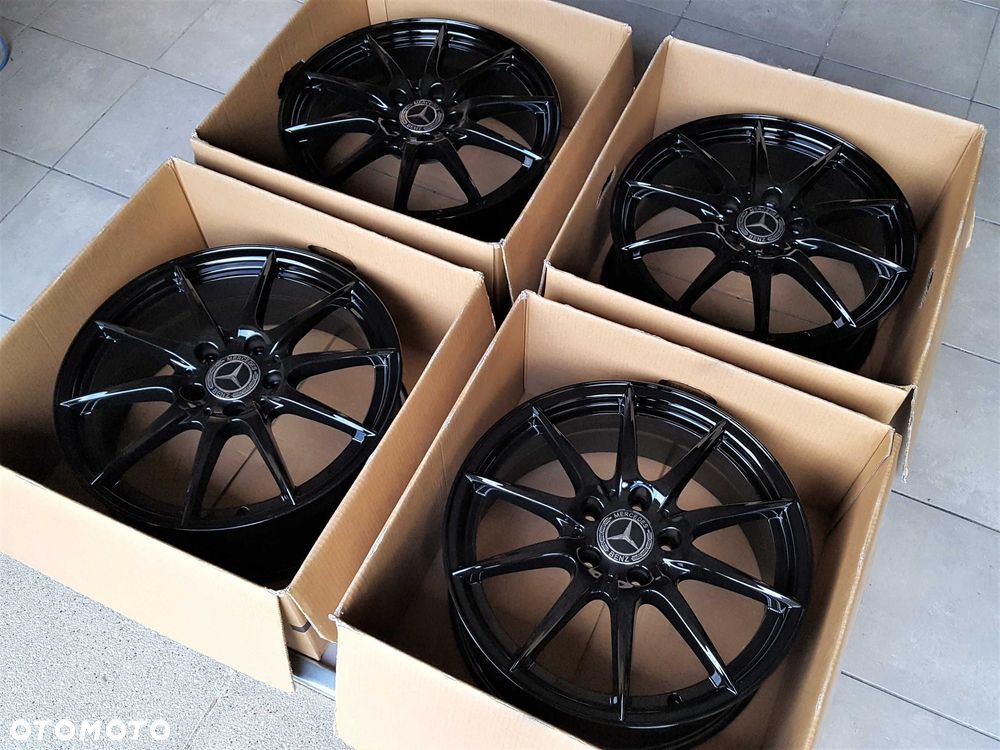 Alufelgi 17 5x112 Mercedes A B C CLA GLA V Vito Viano Czarne ! 260# - 6