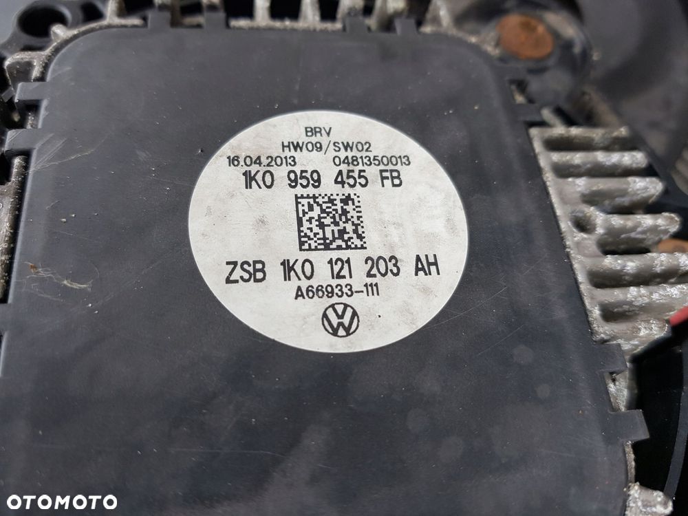 SKODA SUPERB II 2 08-12r 1.6 TDI PAS PRZEDNI CHŁODNICE WENTYLATOR - 8