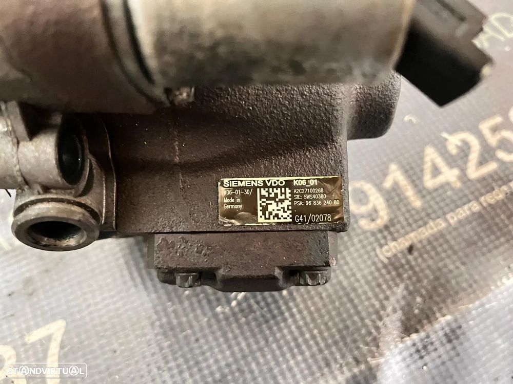 Bomba injetora usada PEUGEOT FORD CITROEN VOLVO 2.0 HDI D4204T 9683624080 5WS40380 - 1