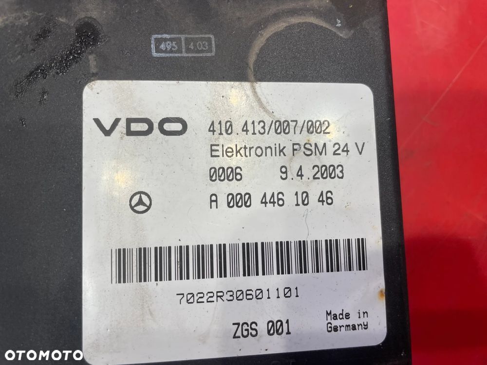Mercedes Actros MP2  2003r STEROWNIK VDO 0004461046 - 2