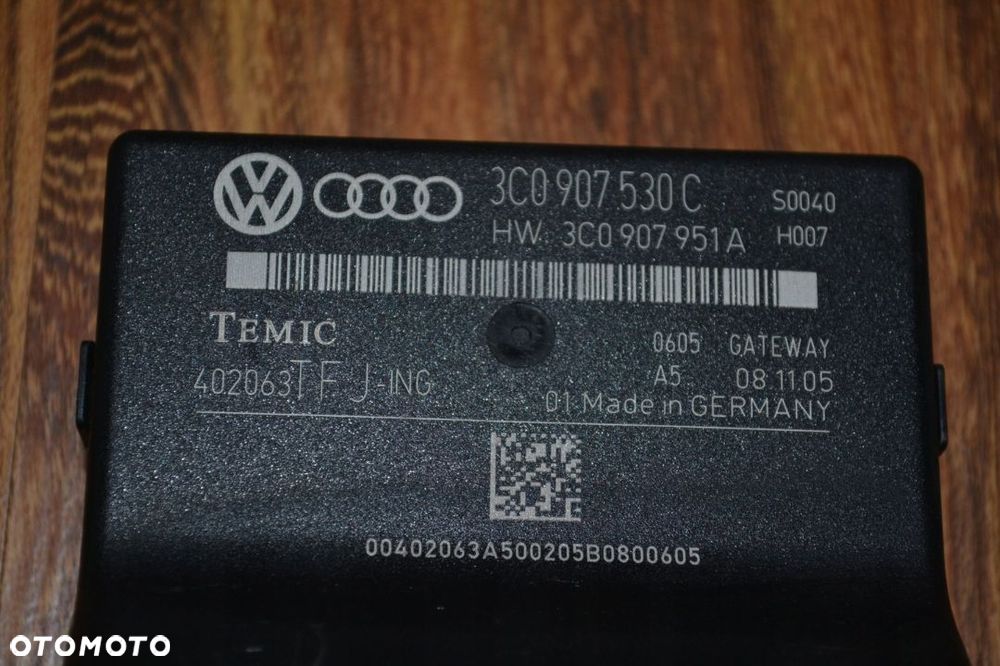 VW SEAT AUDI SKODA MODUŁ GATEWAY 3C0907530C - 3