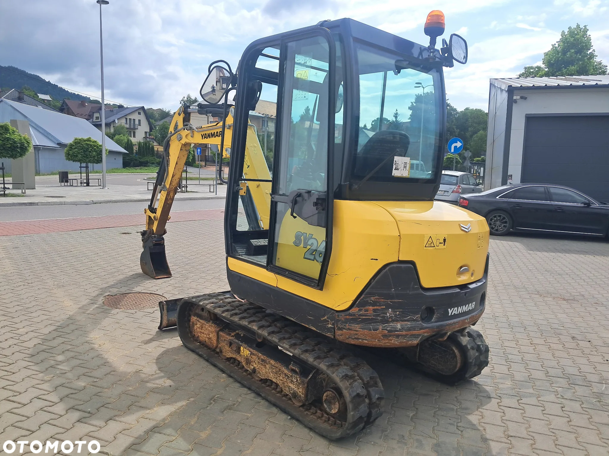 Yanmar SV 26 mini koparka długie ramię WAGA 2785 kg oświetlenie 2019r. silnik Yanmar 24 km bez DPF jazda szybka/wolna diesel VIO23 VIO27 SV22 U27 - 6