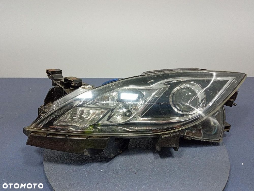 MAZDA 6 II GH REFLEKTOR LEWY PRZÓD LAMPA PRZEDNIA BIXENON EU GS7T-51040 - 1