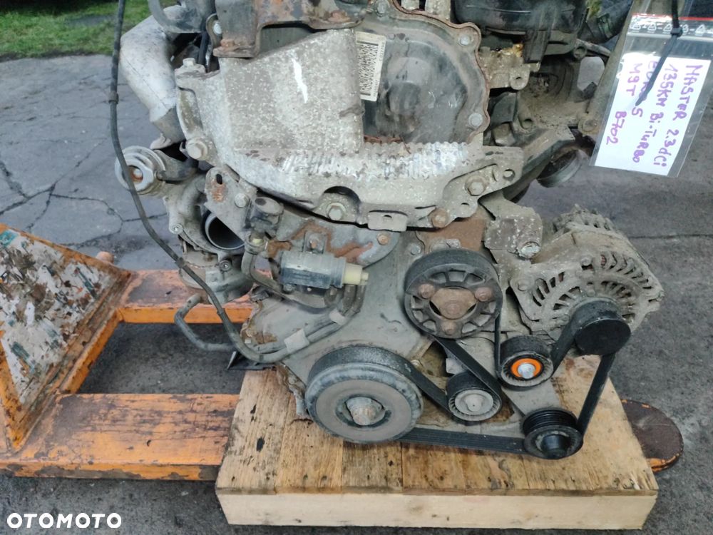 Silnik 2.3 dCi 135/165KM Bi-Turbo M9T 702 kompletny tak jak wyjęty z auta 250tys/km do Renault Master III Lift 14-19r IV lub Opel Movano B, Film z pracą - 5
