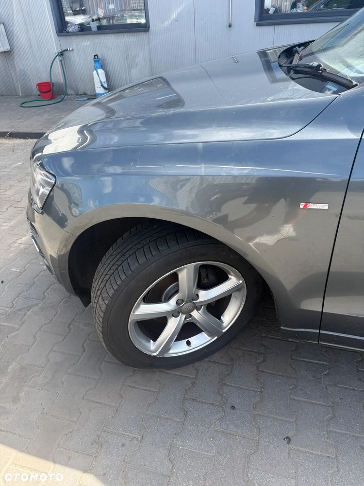 AUDI Q5 8R 08-12 LZ7S S-LINE BŁOTNIK LEWY PRZEDNI LAKIER ORYGINAŁ - 1