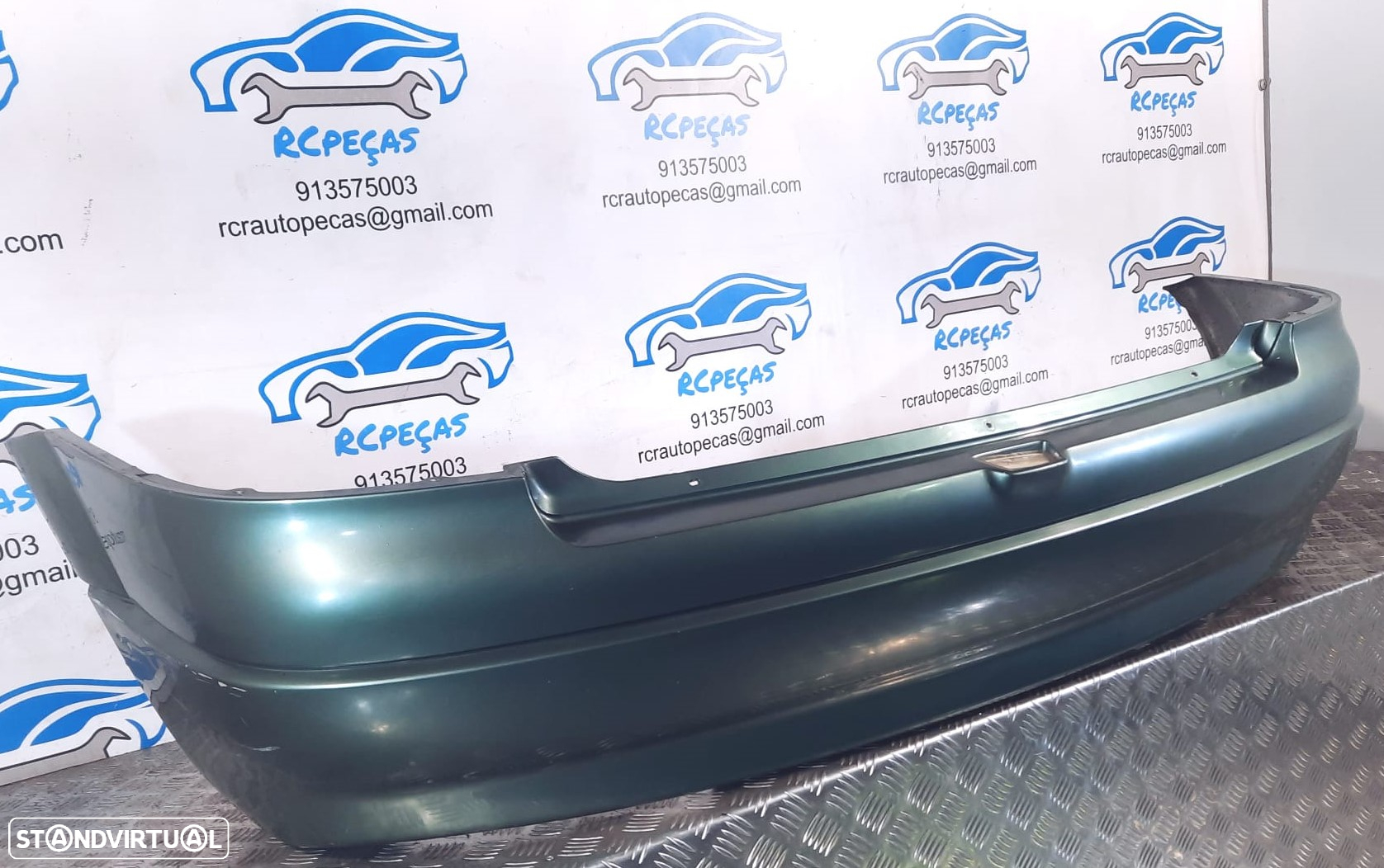 PARACHOQUES TRASEIRO TRÁS OPEL ASTRA G T98 GM90559515 90559515 PARA-CHOQUES PARA CHOQUES ORIGINAL - 4