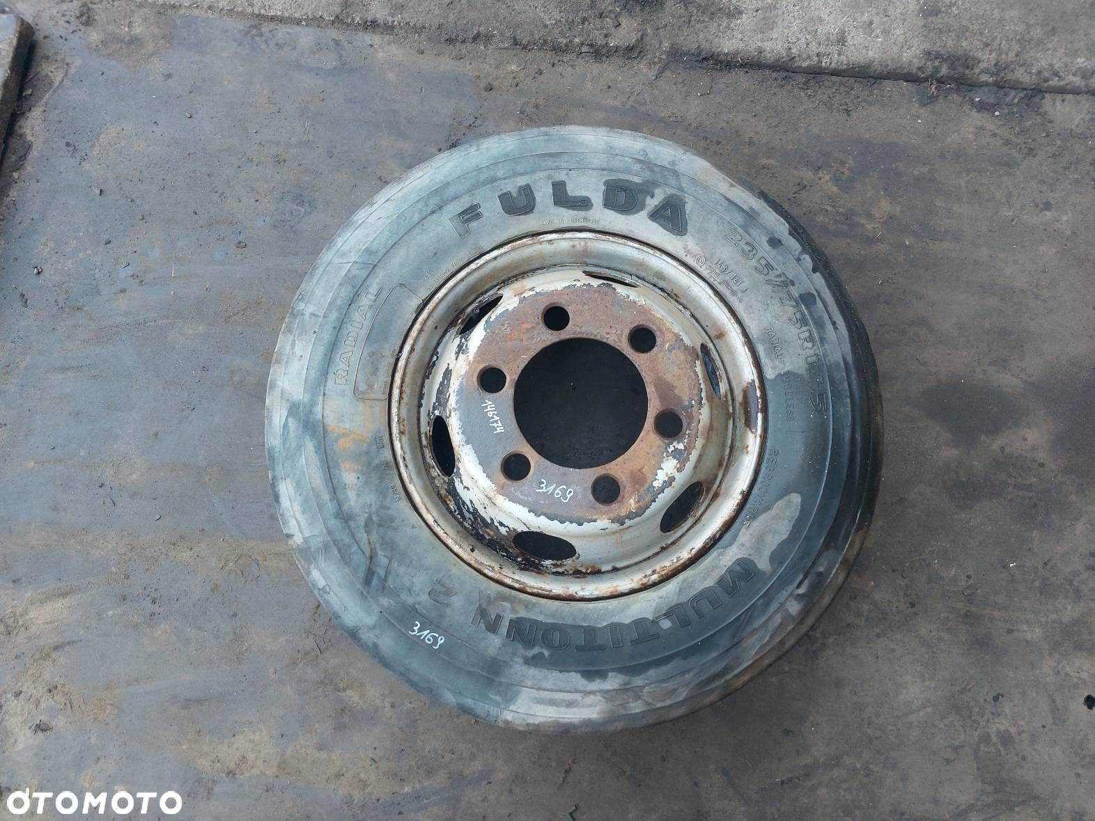 KOŁO OPONA + FELGA ISUZU NQR70LL 235/75 r17.5 17.5x6.00 - 1