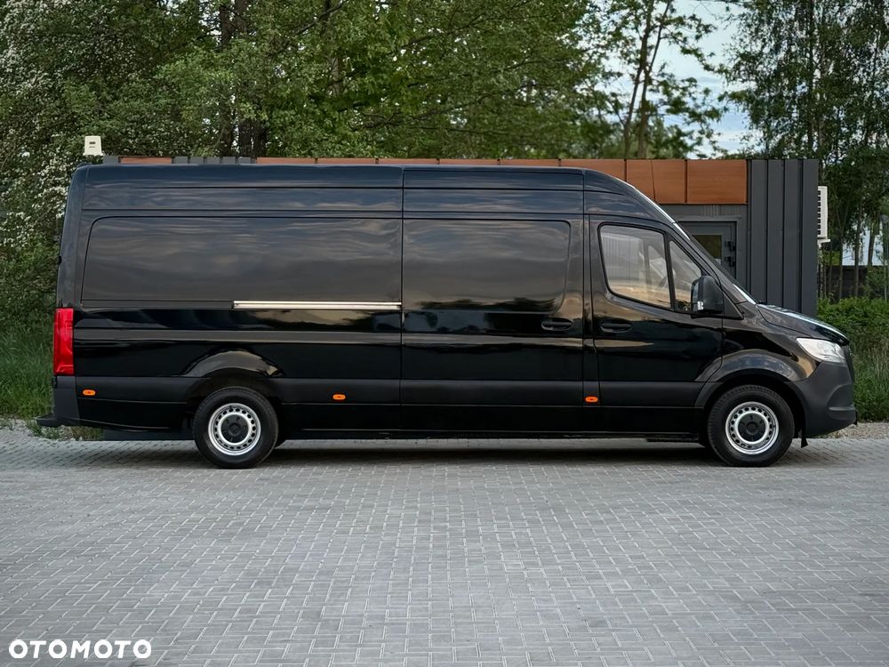 Mercedes-Benz Sprinter 314 CDI / Maxi L3 H2 / 2020 Rok Produkcji /  Automat 7G Tronic / 2.143cm3 OM651 / Czarny / Zarejestrowany w PL - 5