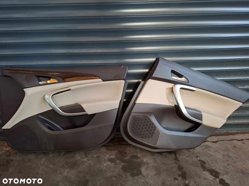 BOCZKI DRZWI TAPICERKA OPEL INSIGNIA A I KOMPLET - 2