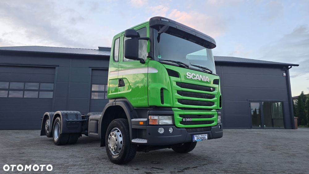 Scania G360 6x2 13litrowy 6cyl ful air 3.9 rozstaw idealna rama do zabudowy pod beczkę asenizacyjną, mleko, wywrotka - 13