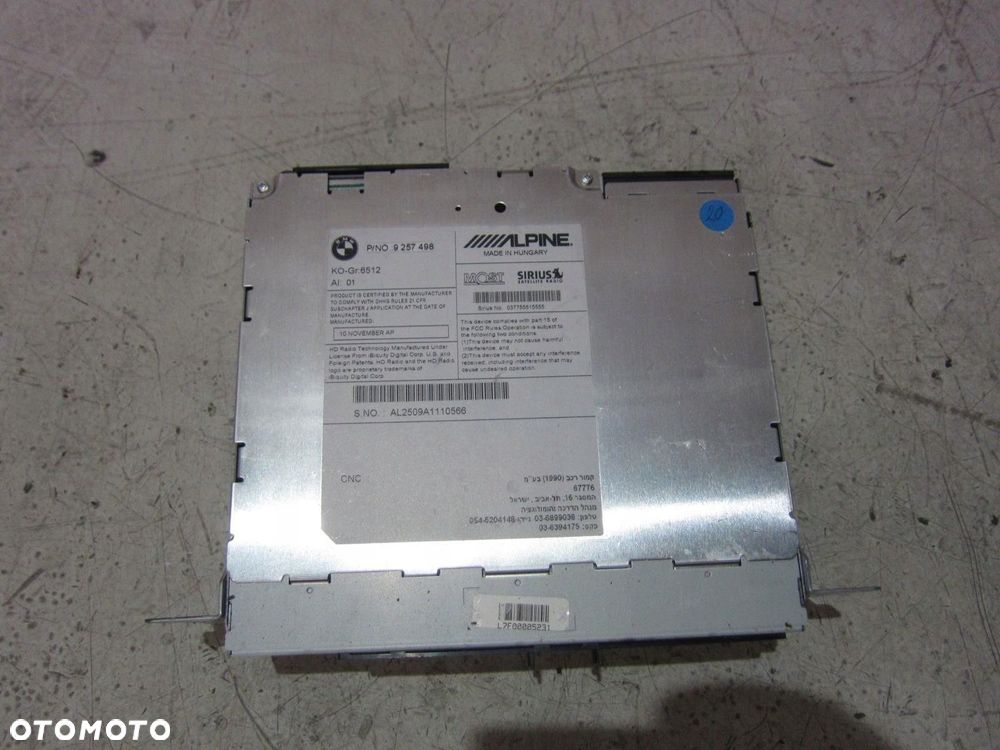 BMW X3 F25 CZYTNIK NAWIGACJI RADIO 9273873 9244139 65129244139 65129273873 - 3