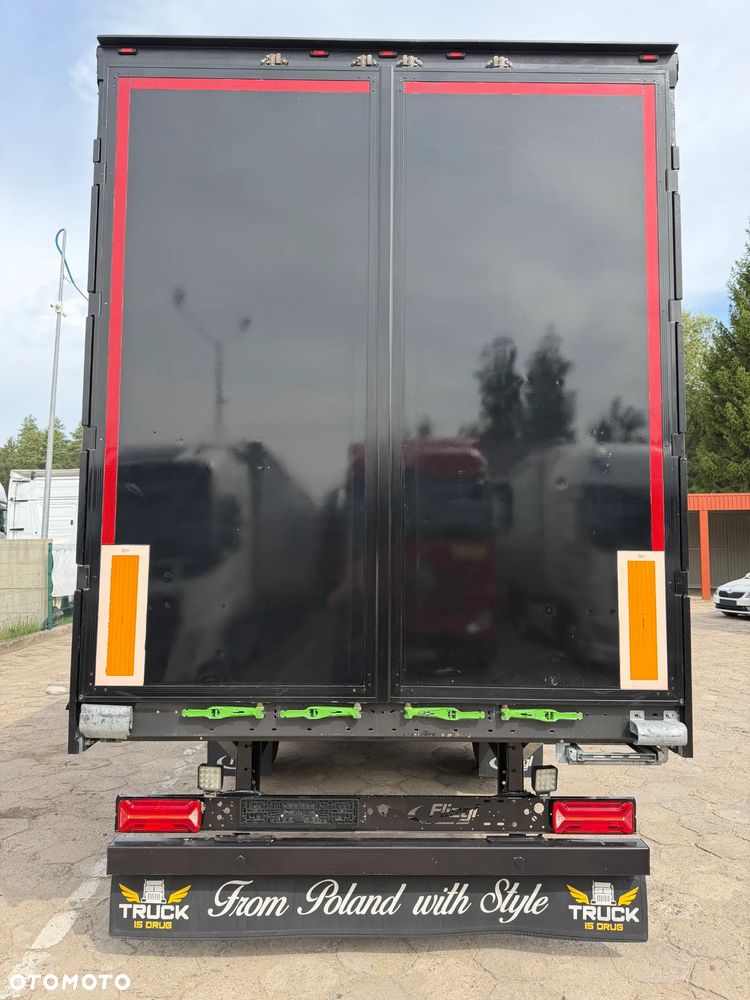 Schmitz Cargobull FLIEGL / SAF / DACH PODNOSZONY / KOSZ PALETOWY / CAŁA CZARNA / OŚ PODNOSZONA / NOWE OPONY / STANDARD / 2023 ROK !! - 6