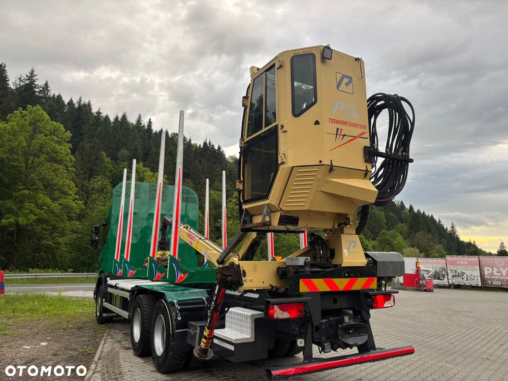 Scania Scania 500XT 6X4 EURO 6 Resor Resor Dzwig HDS z kabiną Do drewna Lasu dłużycy kłody Palfinger - 4