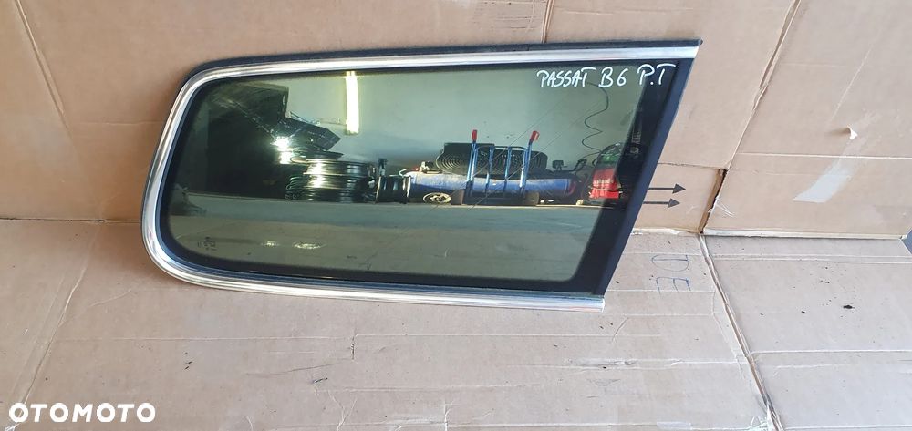 Szyba prawy tył tylna prawa karoseryjna VW Passat B6 AS2 06r - 1